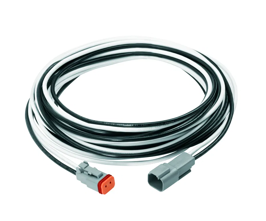 30133-103D – LENCO Boat Trim Tab Actuator Extension Harness, 14 Gauge 20 Foot Length Black/ White Single With Deutsch...